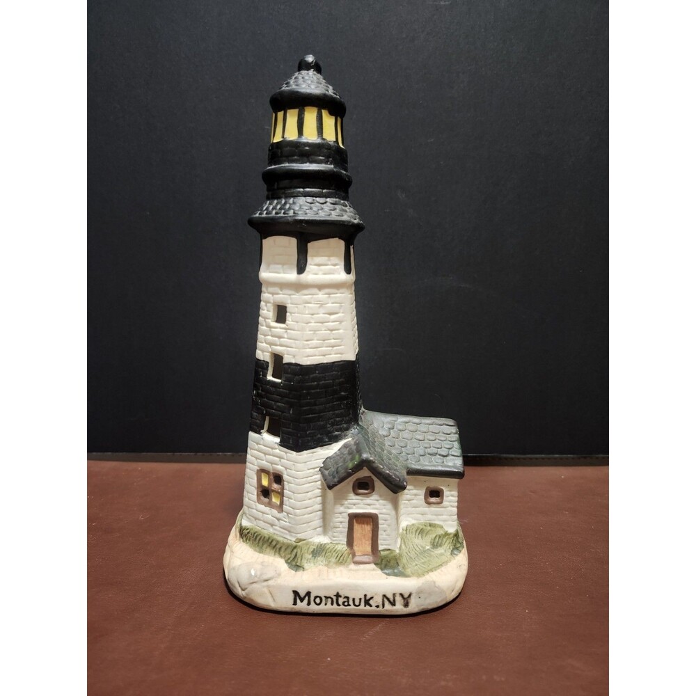 Vintage Montauk, New York Ceramic Lighthouse